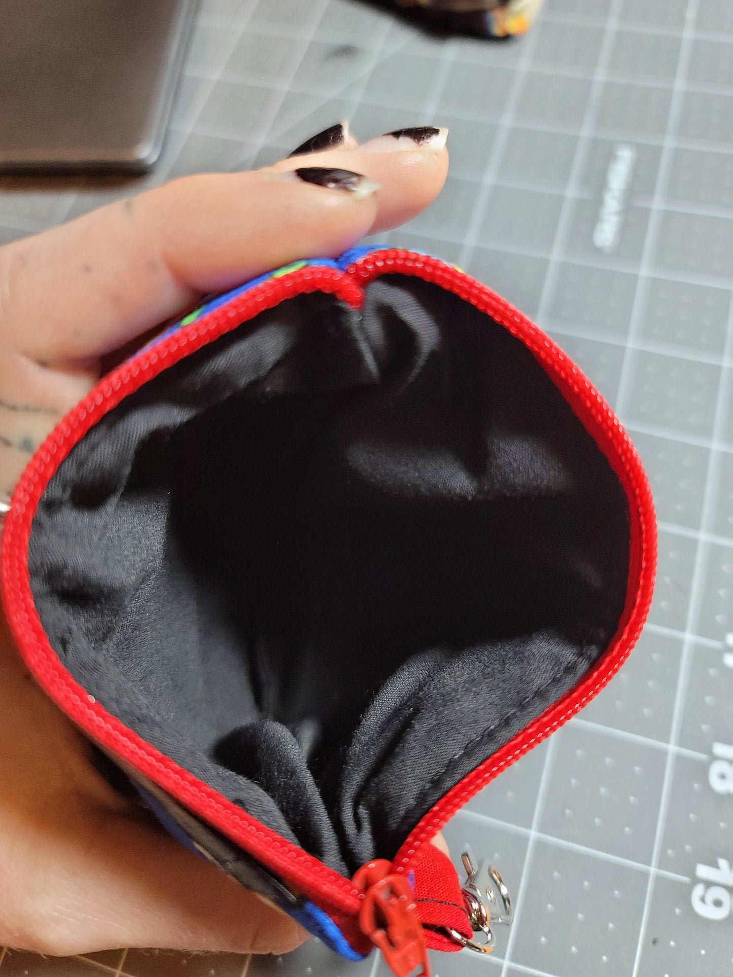 Handmade Keychain Change Pouch 2D Plumber