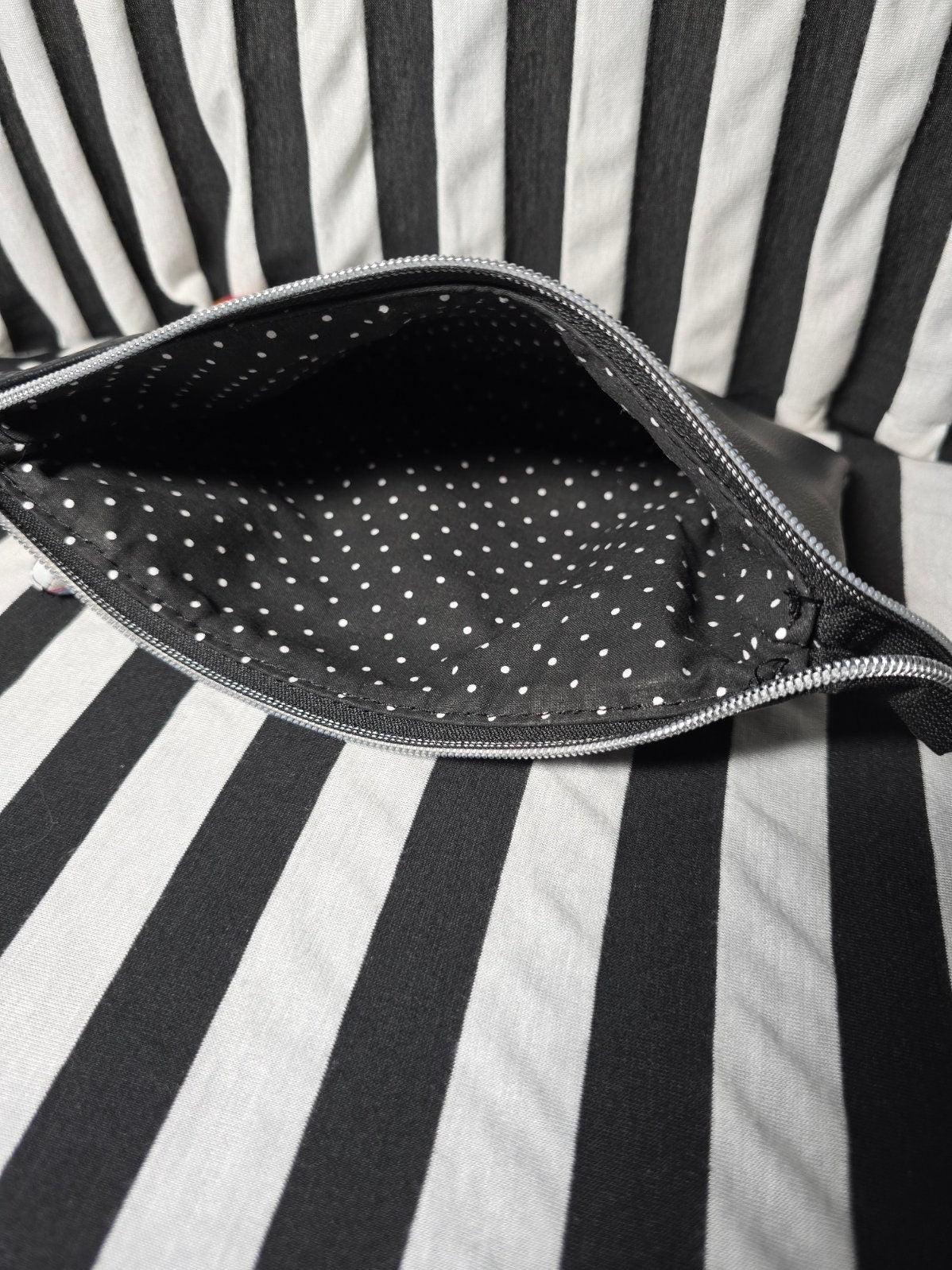 Handmade Clutch with Wrist Strap Squad Goals Print