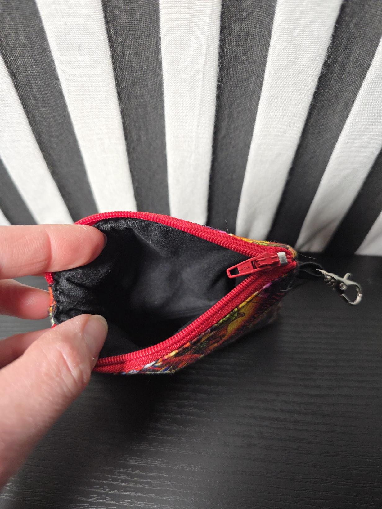 Handmade Keychain Change Pouch 46 and 2
