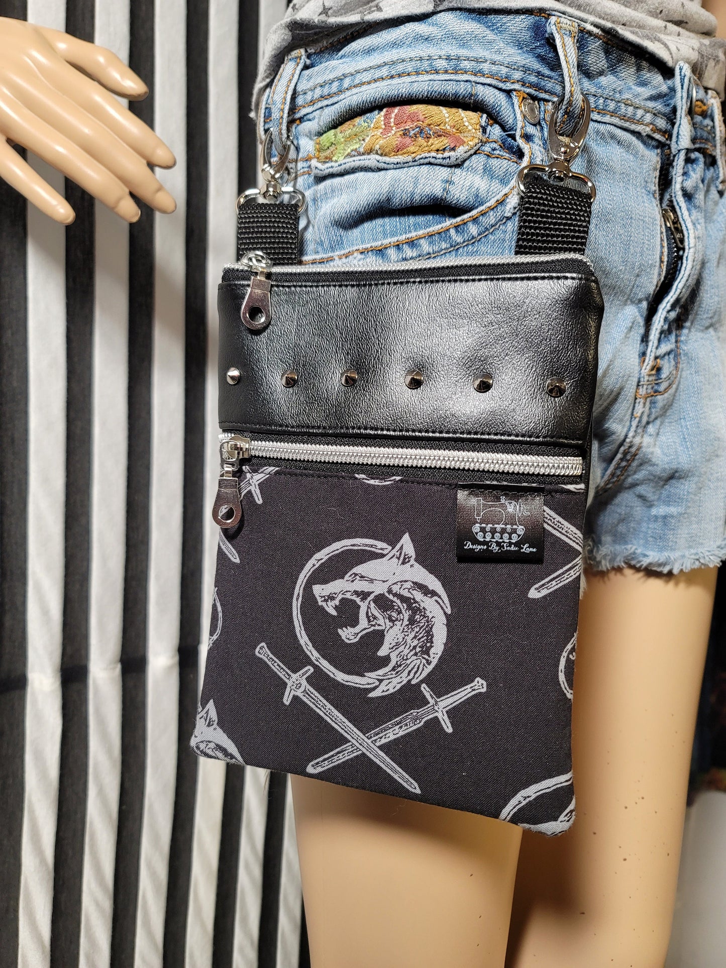 Handmade Toss a Coin Crossbody Hip Bag! Wear 3 Ways!